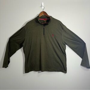 Polo Ralph Lauren Performance Quarter Zip Pullover Long Sleeve Athletic Golf Top